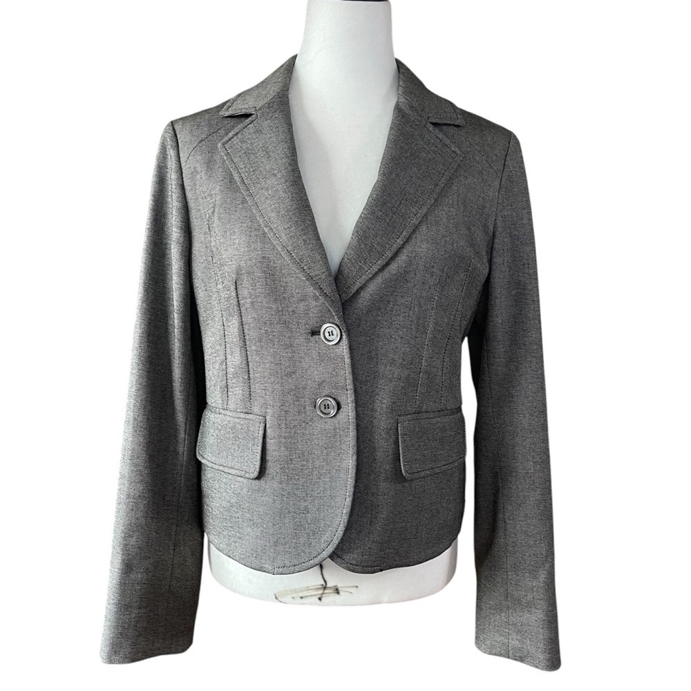 Michael Kors Brown Two- button Pleated Blazer US M